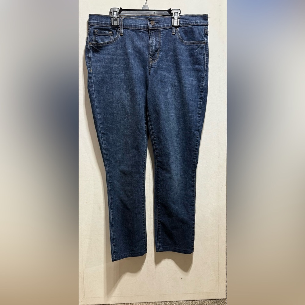 Old Navy Blue Skinny Jeans Sleek Fit